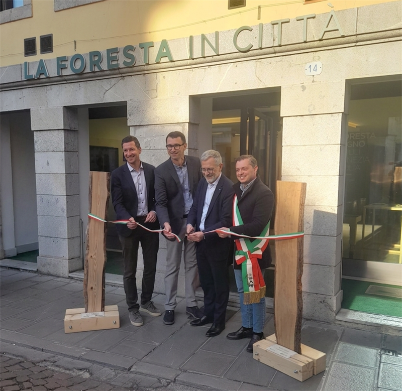 Inaugurazione "Foresta in Città" a Udine